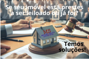 Casa em miniatura e martelo de leilão - advogado para evitar leilão de imóvel em Brasília