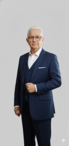 moura em pe no escritorio